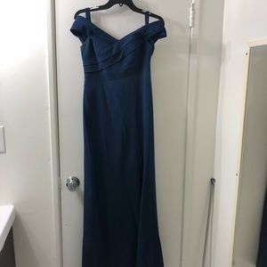 Aidan Mattox Off-the-Shoulder Gown
